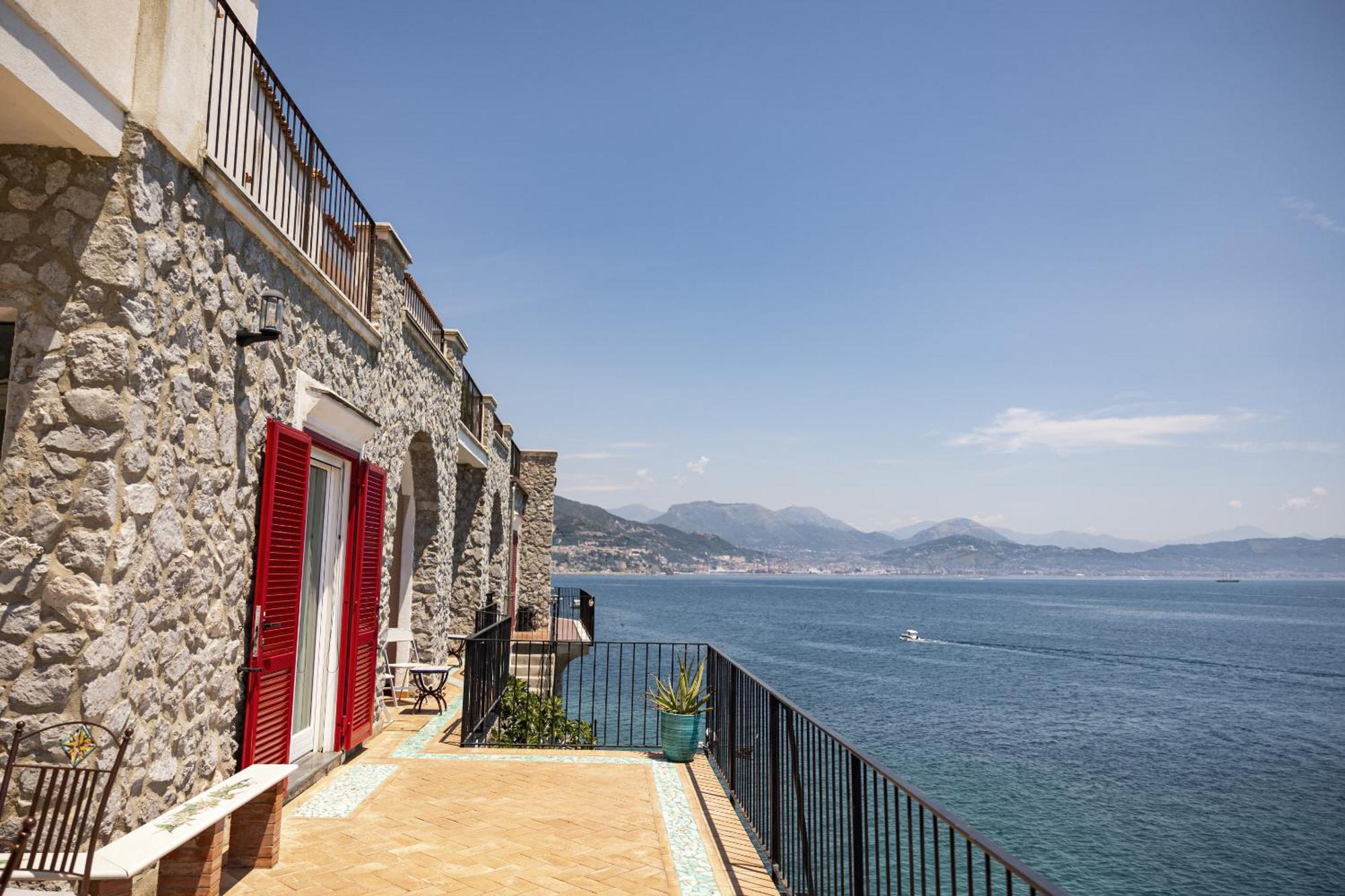 Villa Levante - Direct Sea Access - Full Sea View - Amalfi Coast Cetara Exterior foto