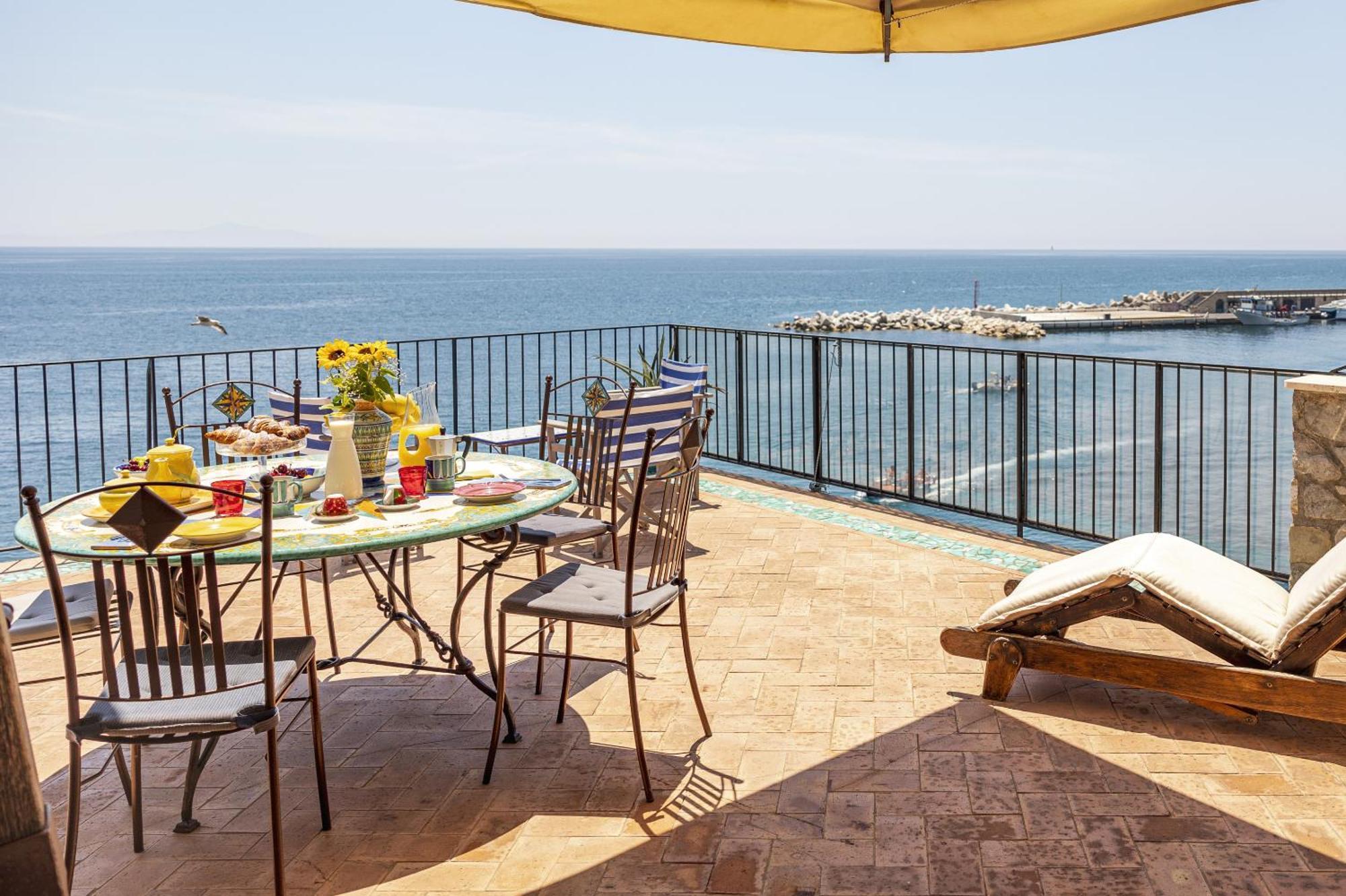 Villa Levante - Direct Sea Access - Full Sea View - Amalfi Coast Cetara Exterior foto
