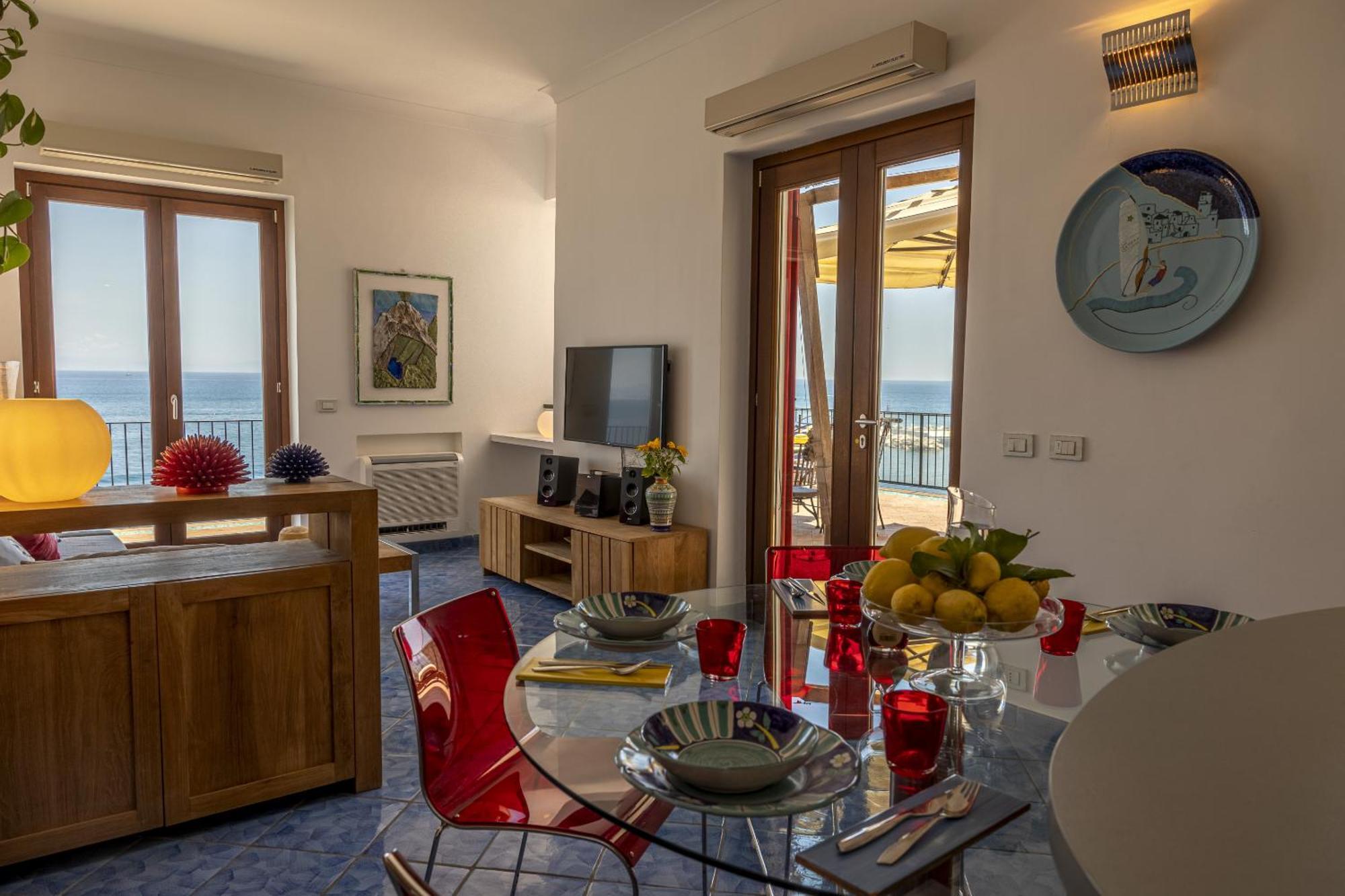 Villa Levante - Direct Sea Access - Full Sea View - Amalfi Coast Cetara Exterior foto